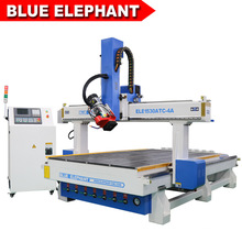 Jinan 1530 Wood Router Machine with Linear Tool Changer Magazine for Engraving Wooden Sculpture